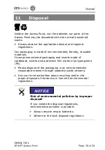 Preview for 30 page of CEStronics Omega Flex RF-NET Fitting And Operating Instructions