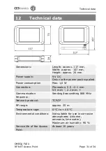 Preview for 31 page of CEStronics Omega Flex RF-NET Fitting And Operating Instructions