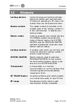 Preview for 32 page of CEStronics Omega Flex RF-NET Fitting And Operating Instructions