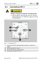 Preview for 28 page of CEStronics WT-I Fitting And Operating Instructions