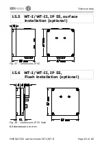 Preview for 63 page of CEStronics WT-I Fitting And Operating Instructions