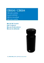 Preview for 1 page of CESVA CB004 User Manual