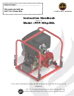 CET PFP-10hp-DSL Instruction Handbook Manual preview