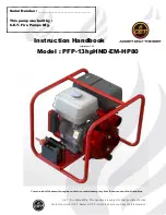 Предварительный просмотр 1 страницы CET PFP-13hpHND-EM-HP80 Instruction Handbook Manual