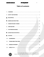 Preview for 2 page of CET PFP-23HPVGD-HP Instruction Handbook Manual