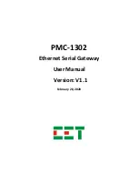 Предварительный просмотр 1 страницы CET PMC-1302 User Manual