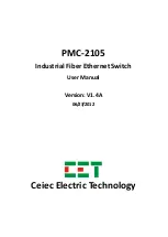 CET PMC-2105 User Manual предпросмотр