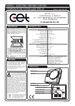 Preview for 1 page of CET RTS-01 Instruction Manual