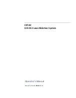 CETAC LSX-213 Operator'S Manual preview