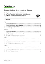 Preview for 1 page of Cetetherm Mini UK Manual