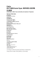 Предварительный просмотр 5 страницы cetis DCT9602 User Manual