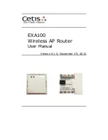 Preview for 1 page of cetis EXA100 User Manual