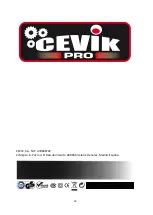 Предварительный просмотр 30 страницы CEVIK PRO CE-M1800PRO Instruction Manual