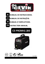 Предварительный просмотр 1 страницы CEVIK PRO CE-PROMIG 200 Instruction Manual