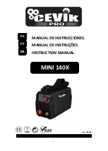 Preview for 1 page of CEVIK PRO MINI 140X Instruction Manual