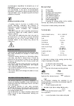 Preview for 11 page of CEVIK PRO TITANCEL 250 Instruction Manual