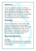 Preview for 5 page of CEZA FSECZ102A Quick Configuration Manual