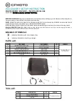 Предварительный просмотр 1 страницы CF MOTO 5HY0-805100-1000 Setup Instruction