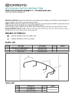 CF MOTO 9AW 802400-2000 Series Setup Instruction предпросмотр