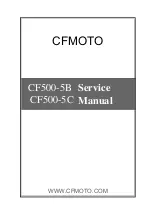 CF MOTO CF500-5B 2009 Service Manual preview