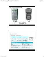 Preview for 2 page of CFA TI BA II Plus Manual