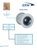 Предварительный просмотр 1 страницы CFM 165834 Brochure & Specs