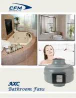 Предварительный просмотр 1 страницы CFM AXC100B Brochure & Specs