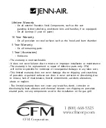 Предварительный просмотр 29 страницы CFM Jenn-Air JA460 User Manual