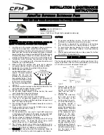 Preview for 1 page of CFM TBF90 Installation & Maintenance Instructions