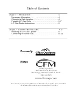 Предварительный просмотр 2 страницы CFM TG560 Assembly And Owner'S Manual