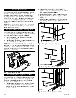 Предварительный просмотр 10 страницы CFM UC181L Installation And Operating Instructions Manual