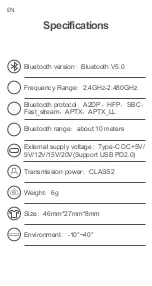 Предварительный просмотр 8 страницы CFORCE CF020S Quick Start Manual