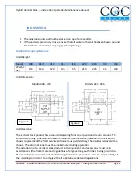 Preview for 4 page of CGC HKV020 Installation Operation & Maintenance