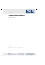 CGC PULS-CTRL24 User Manual preview