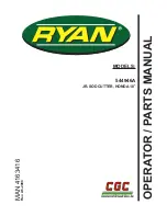 Предварительный просмотр 1 страницы CGC Ryan 544946A Operator'S & Parts Manual