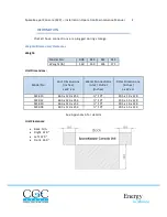 Предварительный просмотр 4 страницы CGC SKC-008 Installation Operation & Maintenance