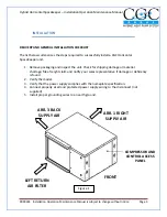 Preview for 7 page of CGC SpaceKeeper SKH008 Installation Operation & Maintenance