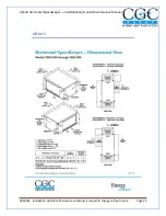 Preview for 27 page of CGC SpaceKeeper SKH008 Installation Operation & Maintenance