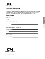 Preview for 14 page of CH GWH30LB-D3DNA5E Installation Manual