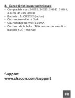 Preview for 13 page of Chacon 34036 User Manual