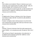 Preview for 56 page of Chacon 34036 User Manual