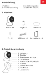 Предварительный просмотр 22 страницы Chacon IPCAM FI-02 Quick Start Manual