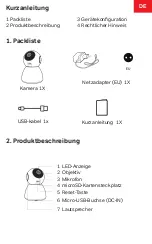 Предварительный просмотр 22 страницы Chacon IPCAM RI-03 Quick Start Manual