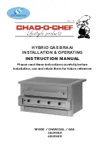 CHAD-O-CHEF HB310-N Instruction Manual preview