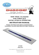 Предварительный просмотр 1 страницы CHAD-O-CHEF LP GAS VFSL1200 Installation & Operating Instruction Manual