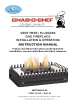 Предварительный просмотр 1 страницы CHAD-O-CHEF VFDG 700-N Installation & Operating Instruction Manual