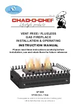 CHAD-O-CHEF VFDG 700 Installation & Operating Instruction Manual preview