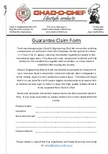 Preview for 11 page of CHAD-O-CHEF VFDI 1000-N Installation & Operating Instruction Manual