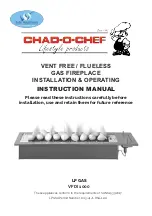 Предварительный просмотр 1 страницы CHAD-O-CHEF VFDI 1000 Installation & Operating Instruction Manual