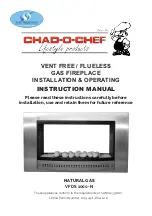 Preview for 1 page of CHAD-O-CHEF VFDS 1000-N Installation & Operating Instruction Manual